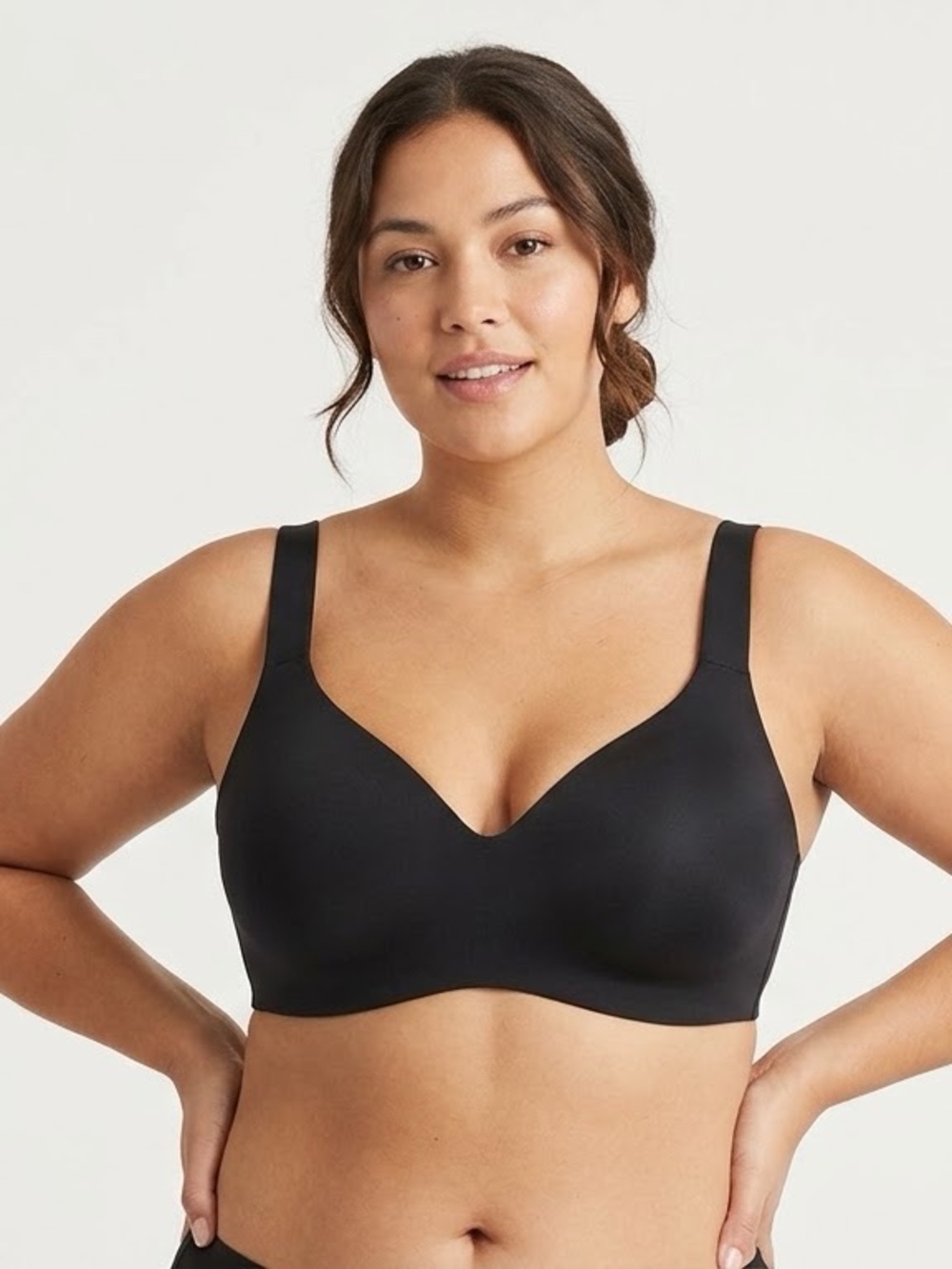 Like-new Knix Uplift black wireless bra size 38C